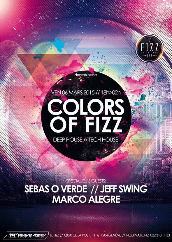 Flyer Colors of Fizz du 6 mars 2015