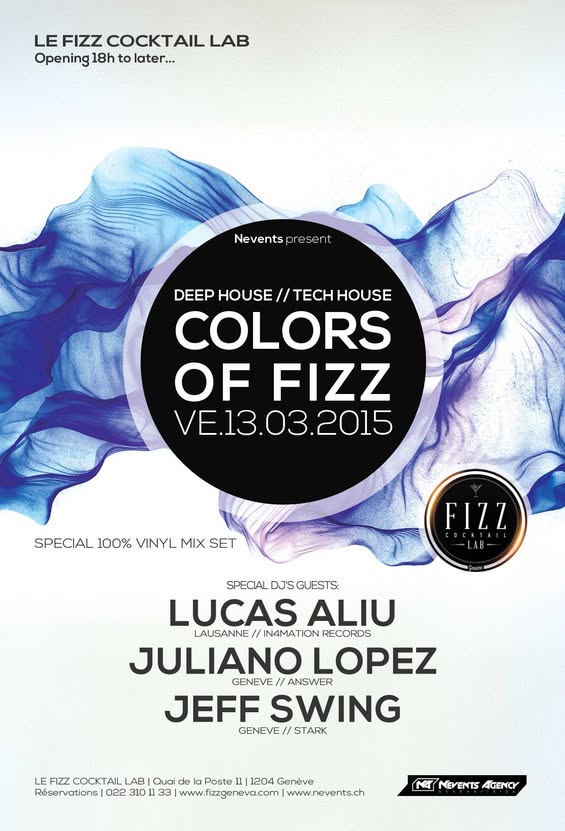 Flyer Colors of Fizz du 13 mars 2015