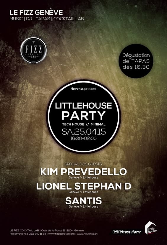 Flyer Littlehouse Party du 25 avril 2015